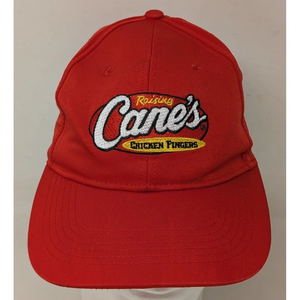 Raising Canes Chicken Fingers Cap Hat‎ Employee One Love Uniform Crew Fast Food